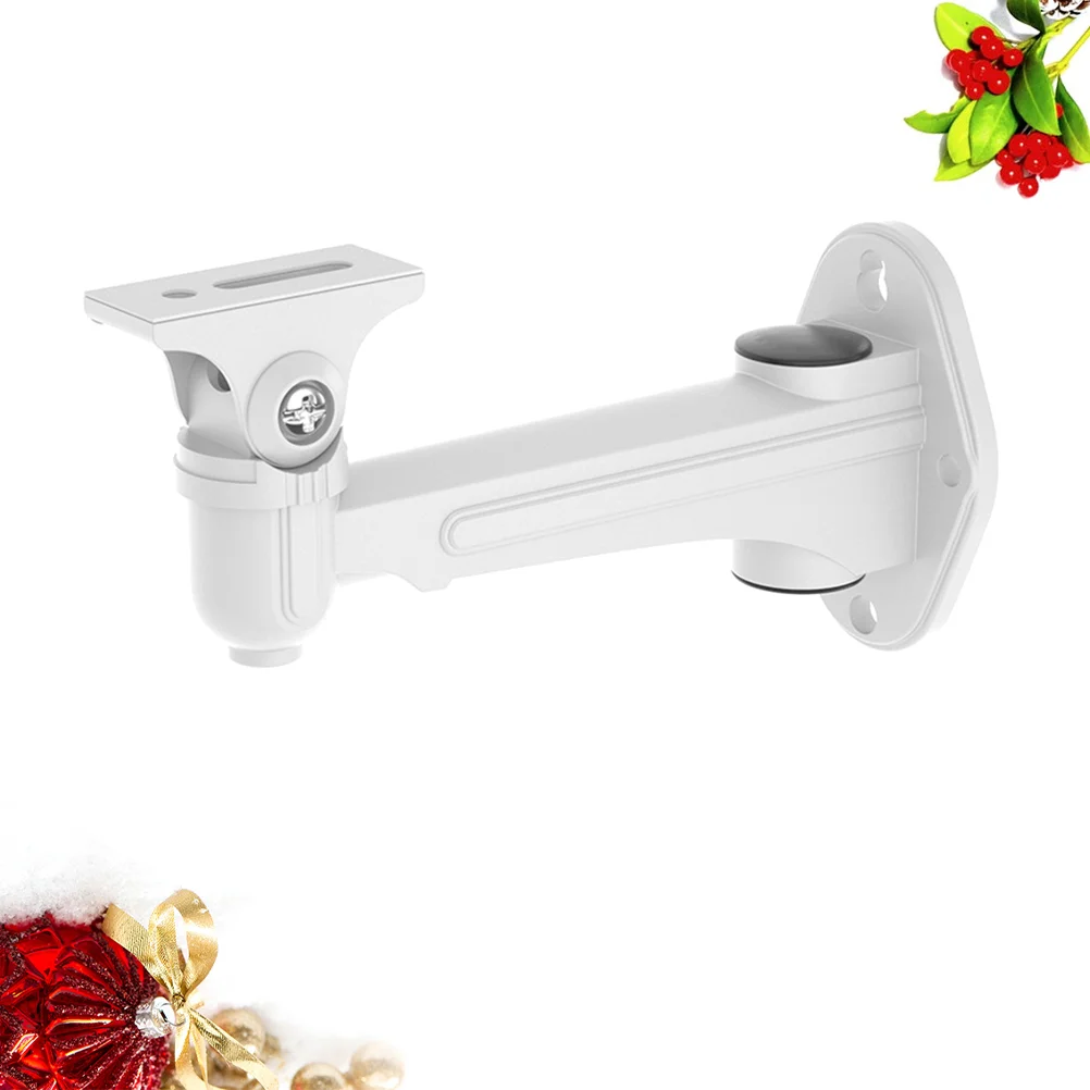 

Wall Mount Security Camera Bracket Adjustable Indoor Outdoor CCTV Camera Holder (White)