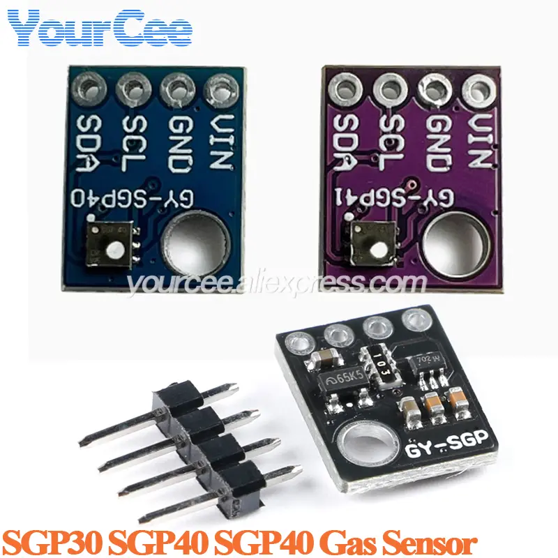 10pcs/1pc SGP30 SGP40 SGP41 Gas Air Quality Sensor Module TVOC ECO2 Carbon Dioxide Measurement Formaldehyde Air Detector image 6