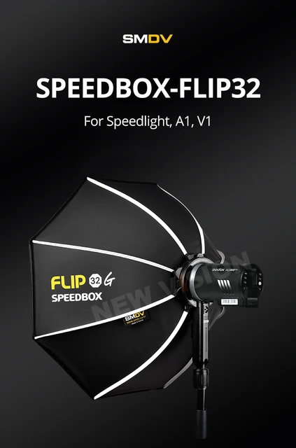 SMDV Flip 32 Quickly Release Parabolic Out Door Softbox for A2 