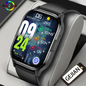2024 Latest Men's and Women's Electronic Watch 5.3 Bluetooth Call Couple Smart Watch Android Compatible Apple Watch Fitness 1