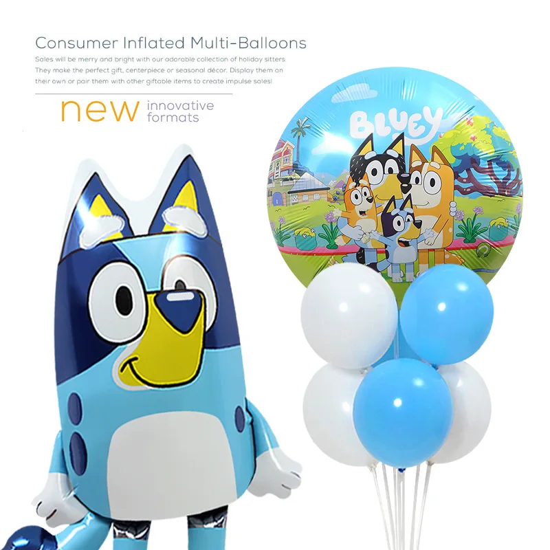 Bluey Party Supplies, Bluey Balloon