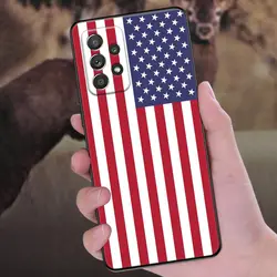 Patriotic American Flag Star Soft Phone Case - Samsung A26 5G (ZMBLA 01)