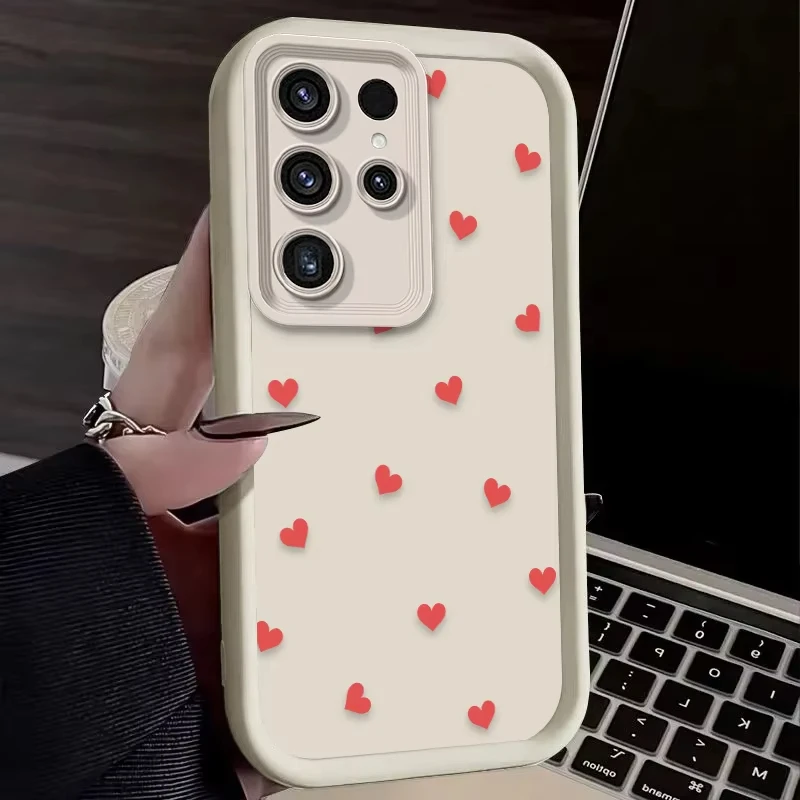 Black Small Love Heart Design Phone Case Cover