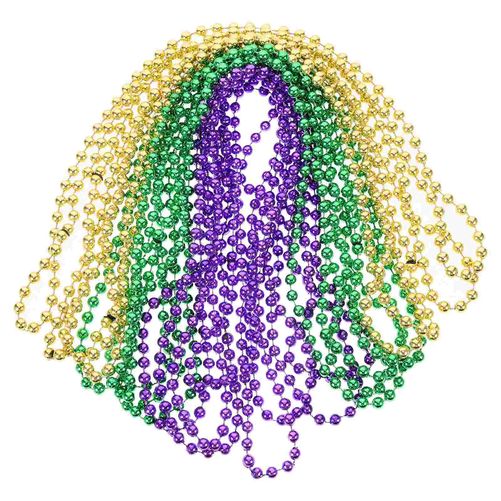 

12 Pcs Bead Chain Beads Necklace Necklaces Wrist Bracelet Plastic Beaded Carnival