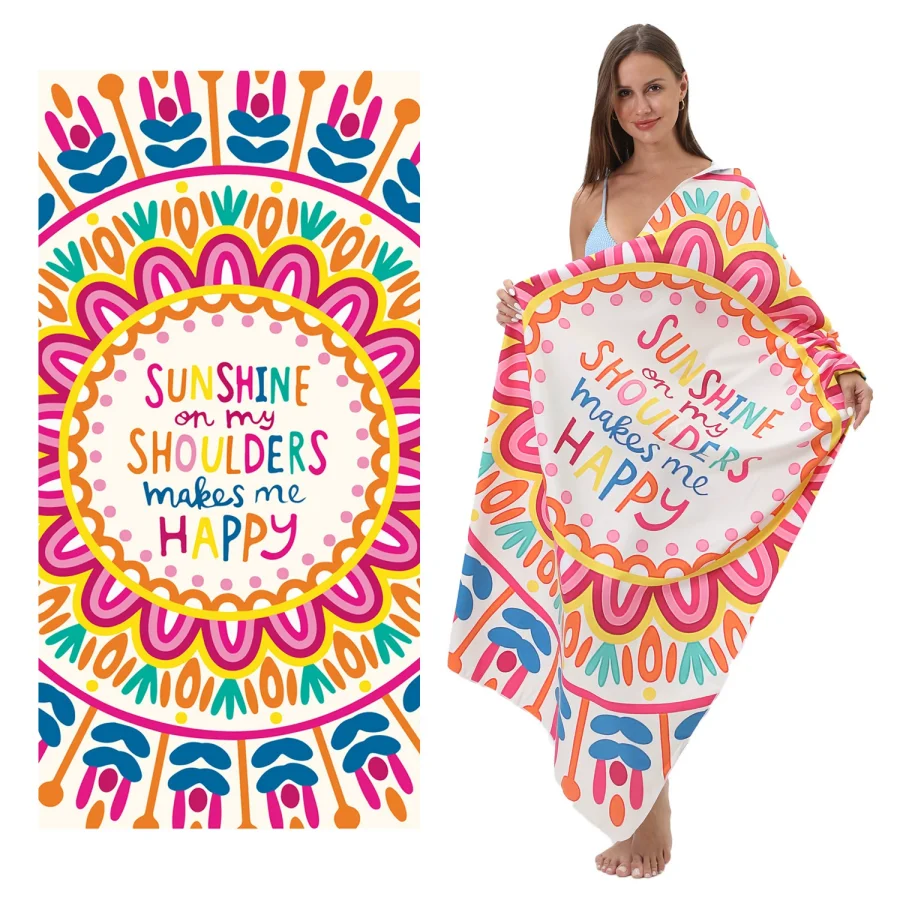 Microfiber Blanket Quick Drying Beach Towels, Oversized 31.5*63in Printing Towel, Super Absorbent Pool Swimming Towel Blanket, 4 Microfiber Blanket Quick Drying Beach Towels, Oversized 31.5*63in Printing Towel, Super Absorbent Pool Swimming Towel Blanket, 4