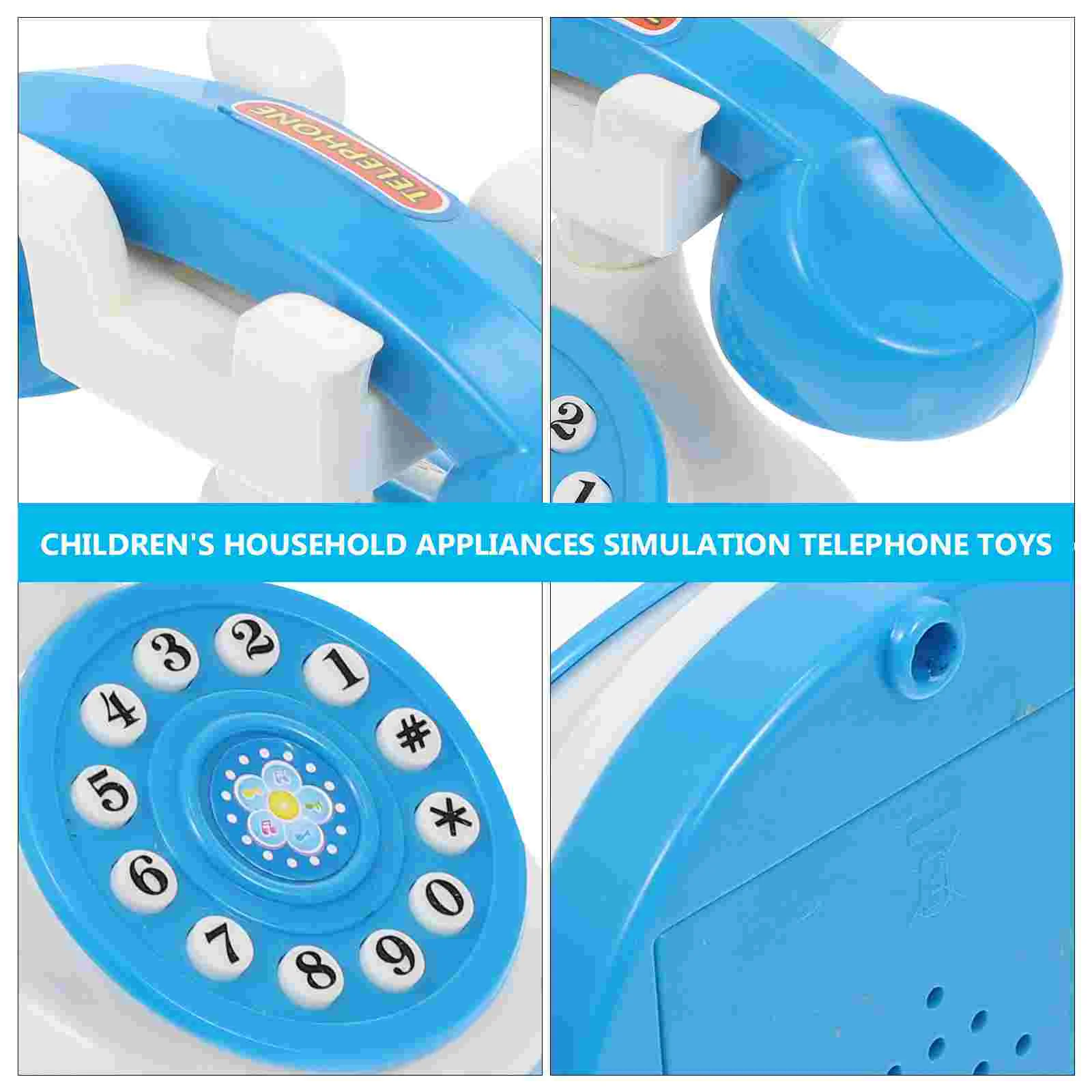 Accessories Telephone Simulated Child Baby Mini Role Play Toy Plastic Intelligence 3