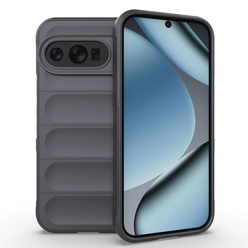 Shockproof Shield Phone Case with Soft TPU Frame and Flannel Lining Protective Cover
