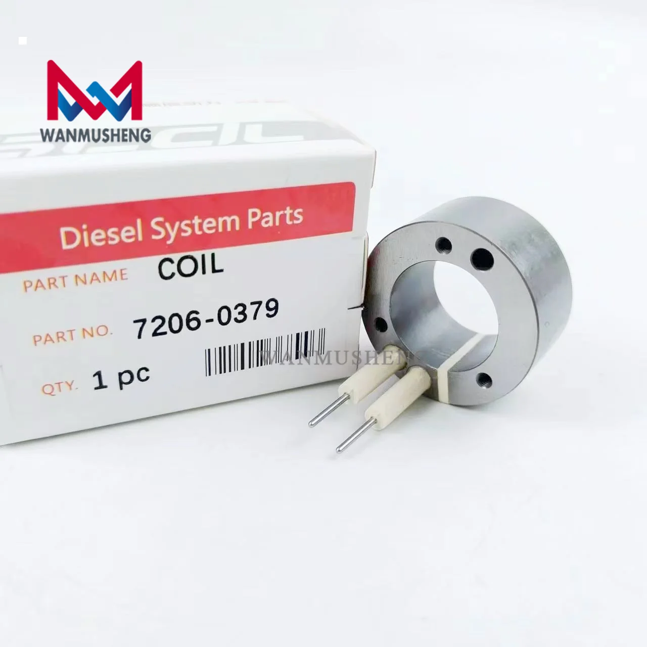 2Pcs Common Rail Diesel Fuel Coil for 7206-0379 Valve 20440388 Injector
