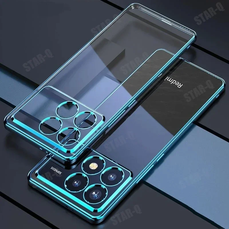 Luxury Plating Clear Silicone Case - Transparent Cover