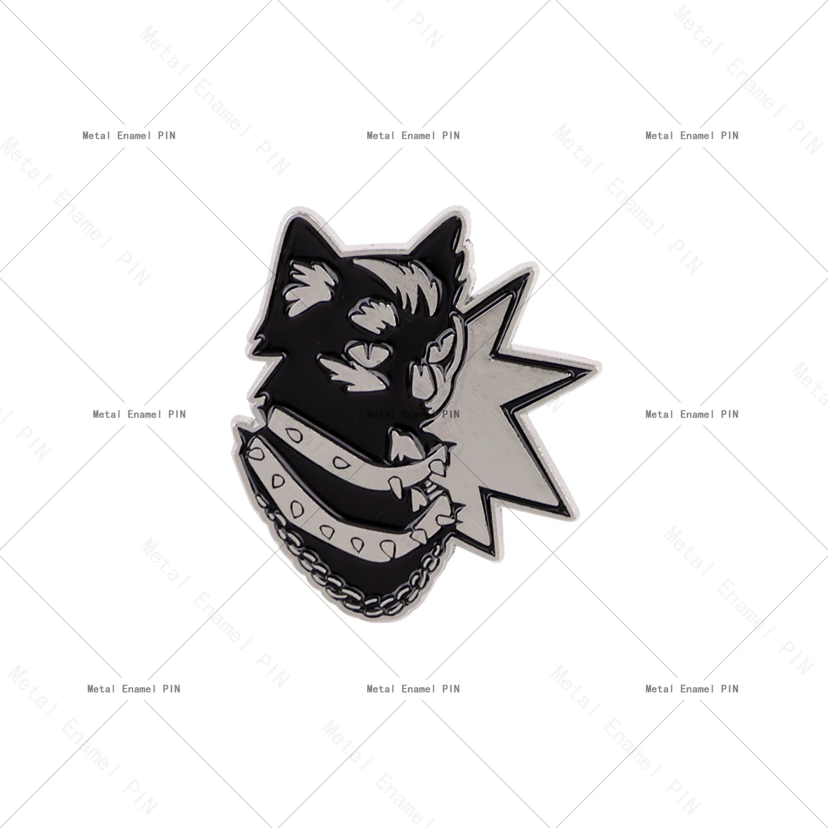 Van Gogh Starry Night Enamel Cat Brooch - Cute Lapel Pin Badge for Backpacks and Costumes - Fashion Jewelry Gift