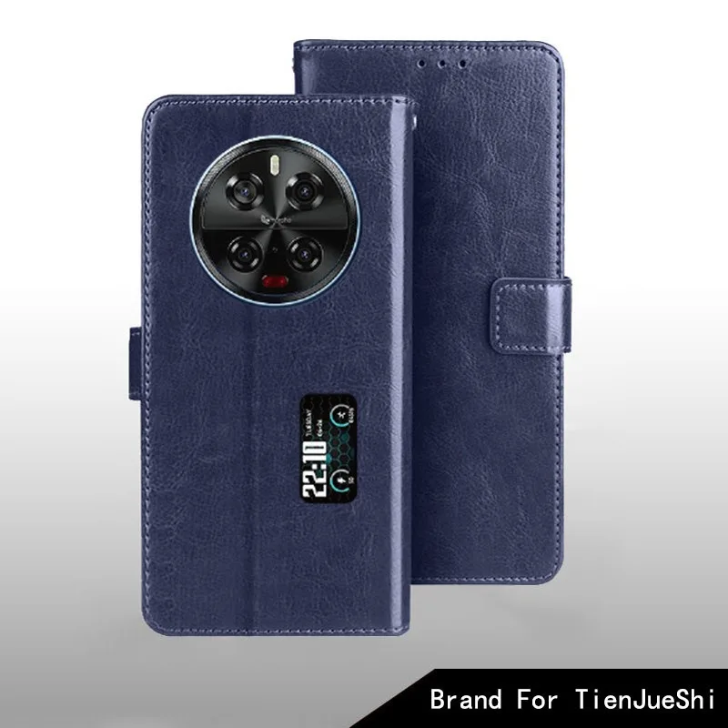 Leather Flip Case with Magnetic Stand and Card Slots - Executive Edition Phone Accessory