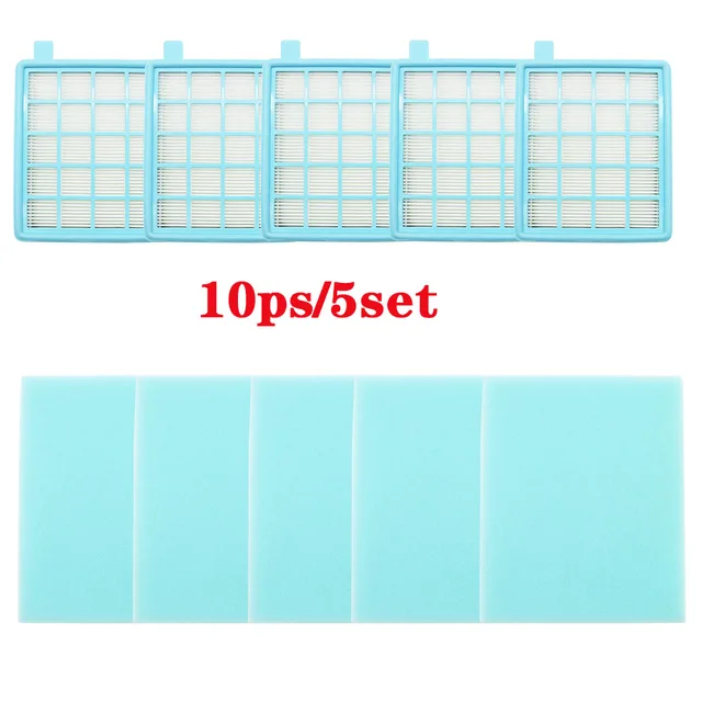 lot Filter Mesh HEPA FILTER BUFFALO-MISTRAL For Philips Vacuum Cleaner FC8470 FC8471 FC8472 FC8473 FC8474 FC8476 FC8477 10pcs