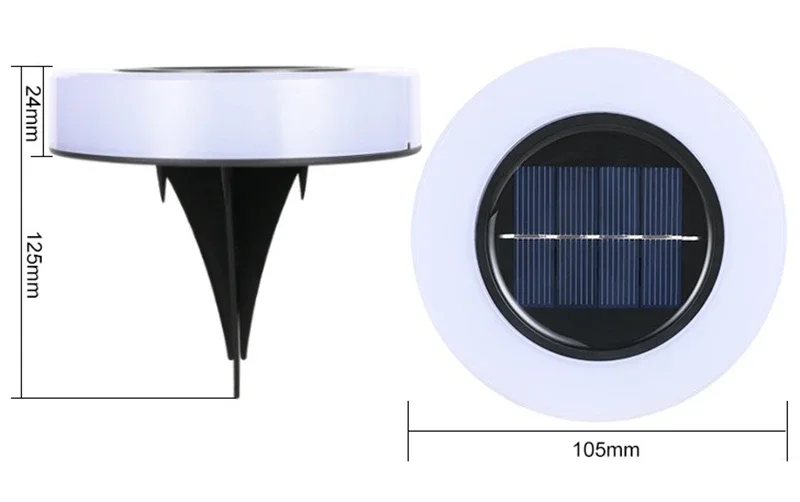 Description Picture 6 of itemSolar LED Garden Light Outdoor Ground Light Waterproof Landscape Path Underfloor Spotlight Decorative Lighting