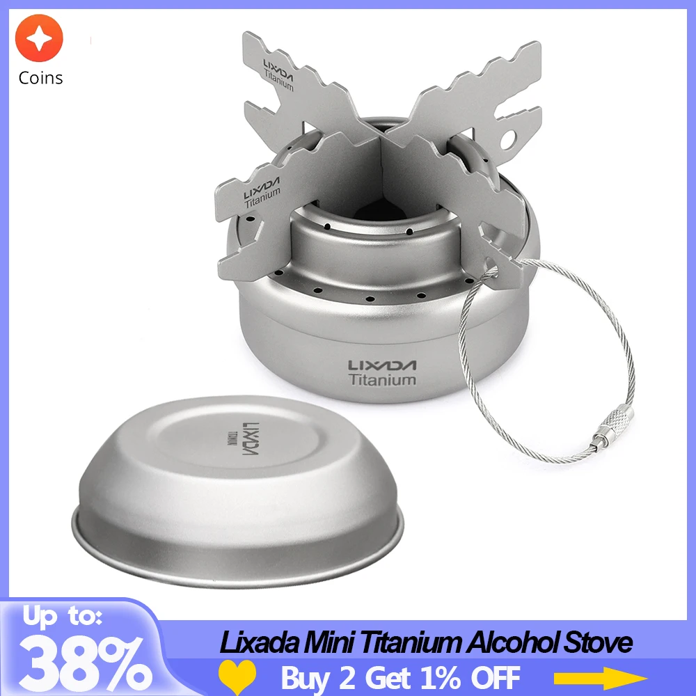 Titanium Camping Alcohol Stove Portable Stove Camping Alcohol