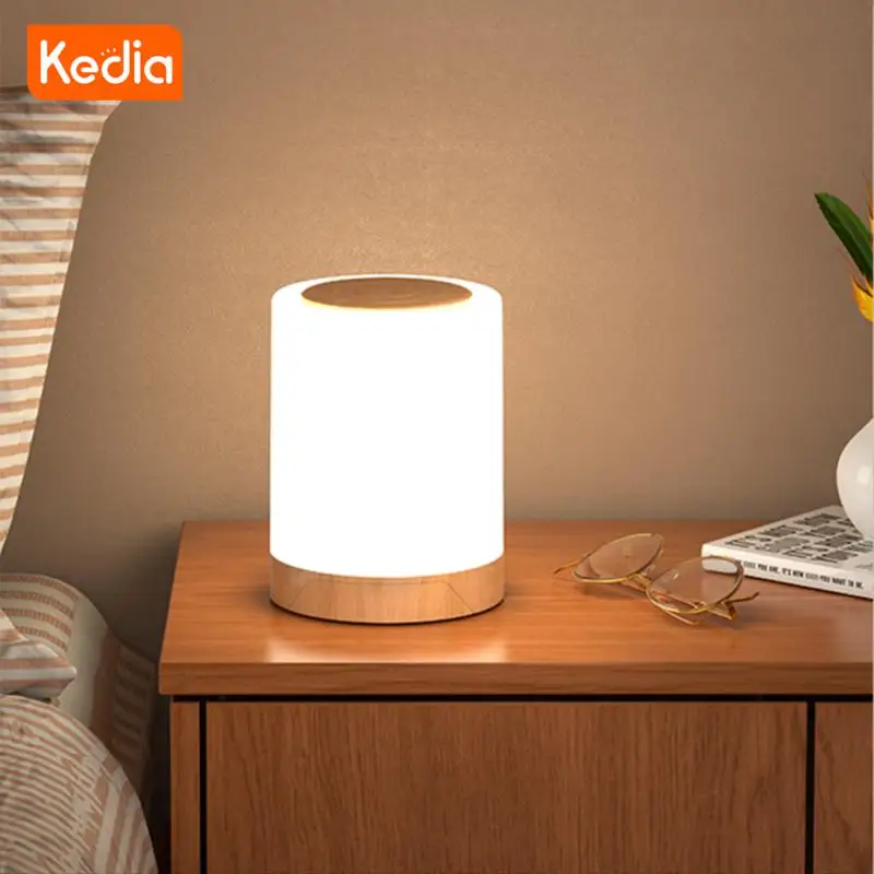 

Camping Tent Light Touch Dimmable Gradient Warm Light Rechargeable Portable Table Bedside Lamps Lamps For Living Room