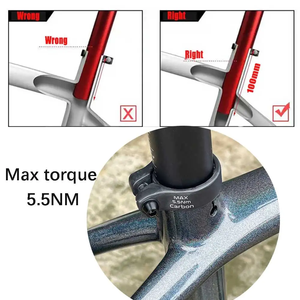 ELITAONE MTB Carbon Sattelstütze Offset 20mm 25,4 27,2 30,9 31,6mm Mountainbike/Rennrad Sattelstütze 350-450mm Licht 150g – Detail 8
