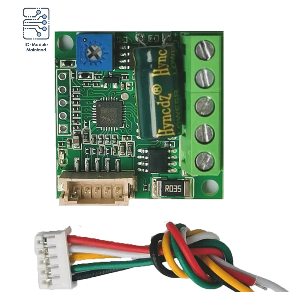 

Dc6-28v zs-x12h three-phase brushless DC motor speed control module, motor control, hall drive, with 5p cable