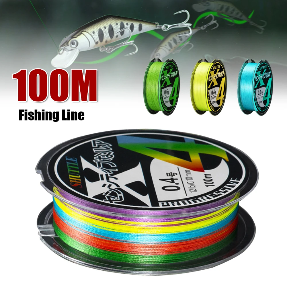 

100m 300m 7-80lb PE Fishing Line Multifilament 4 Braided Fishing Wire Strand Snood For Outdoor Pike Carp Sea Fishing Accessories