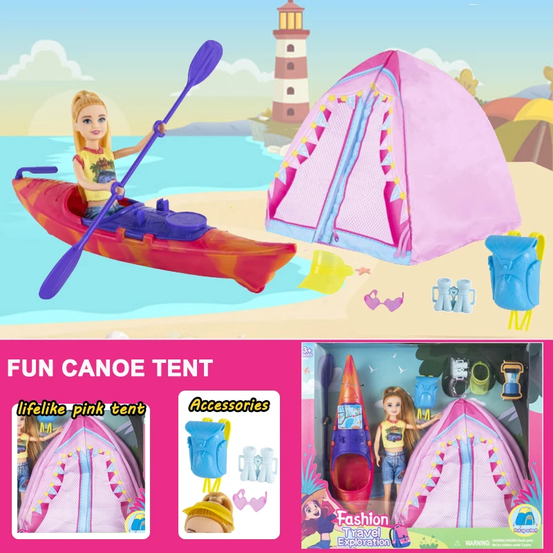 Summer Camp Tent For Barbie Doll Sale Barbie Camp Out Set Hot Sale