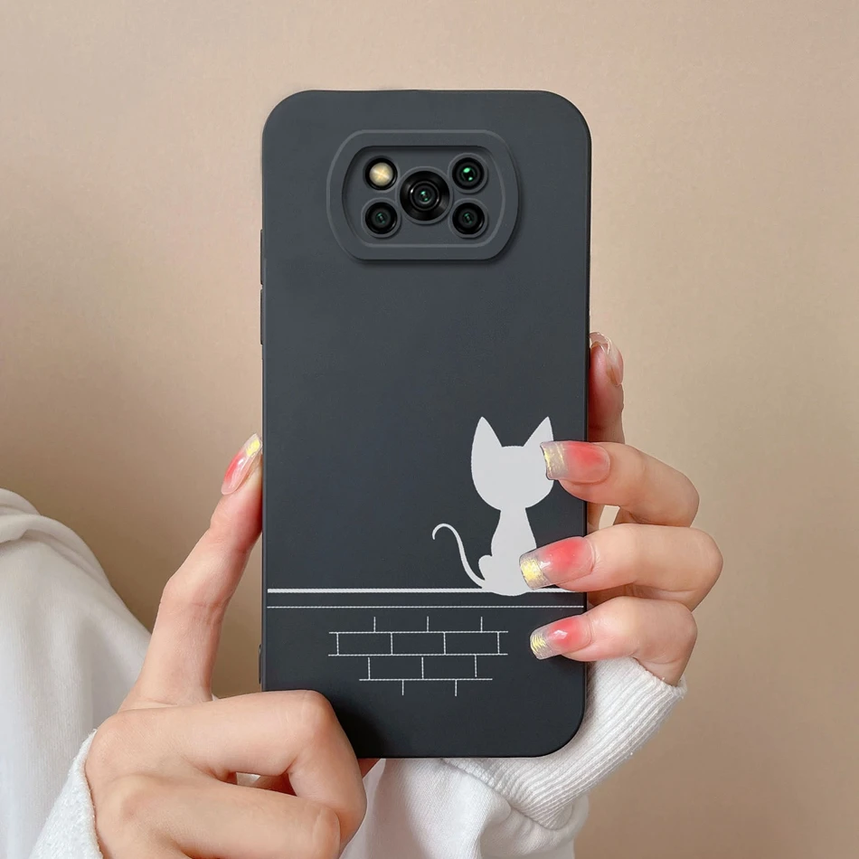thumbnail image 1 of Funda de teléfono para Poco X3 Pro GT, carcasa trasera de protección de cámara de silicona líquida con corazón de amor para Xiaomi Poco X 3 Pro X3 NFC X3GT, 1 of 5