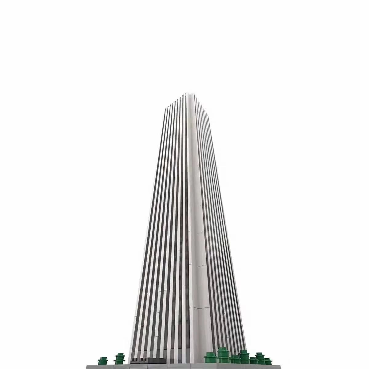 MOC 빌딩 블록: 현대 도시 랜드마크 건축물, 아온 센터, 시카고 1:800 스케일 1926개