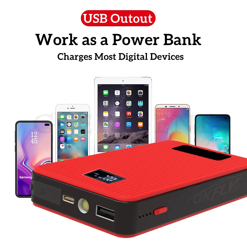 12V Car Jump Starter 8000mAh Power Bank Auto Starting Device 800A Car Battery Booster Emergency Buster Jump Start Cable car jump starter jump starter