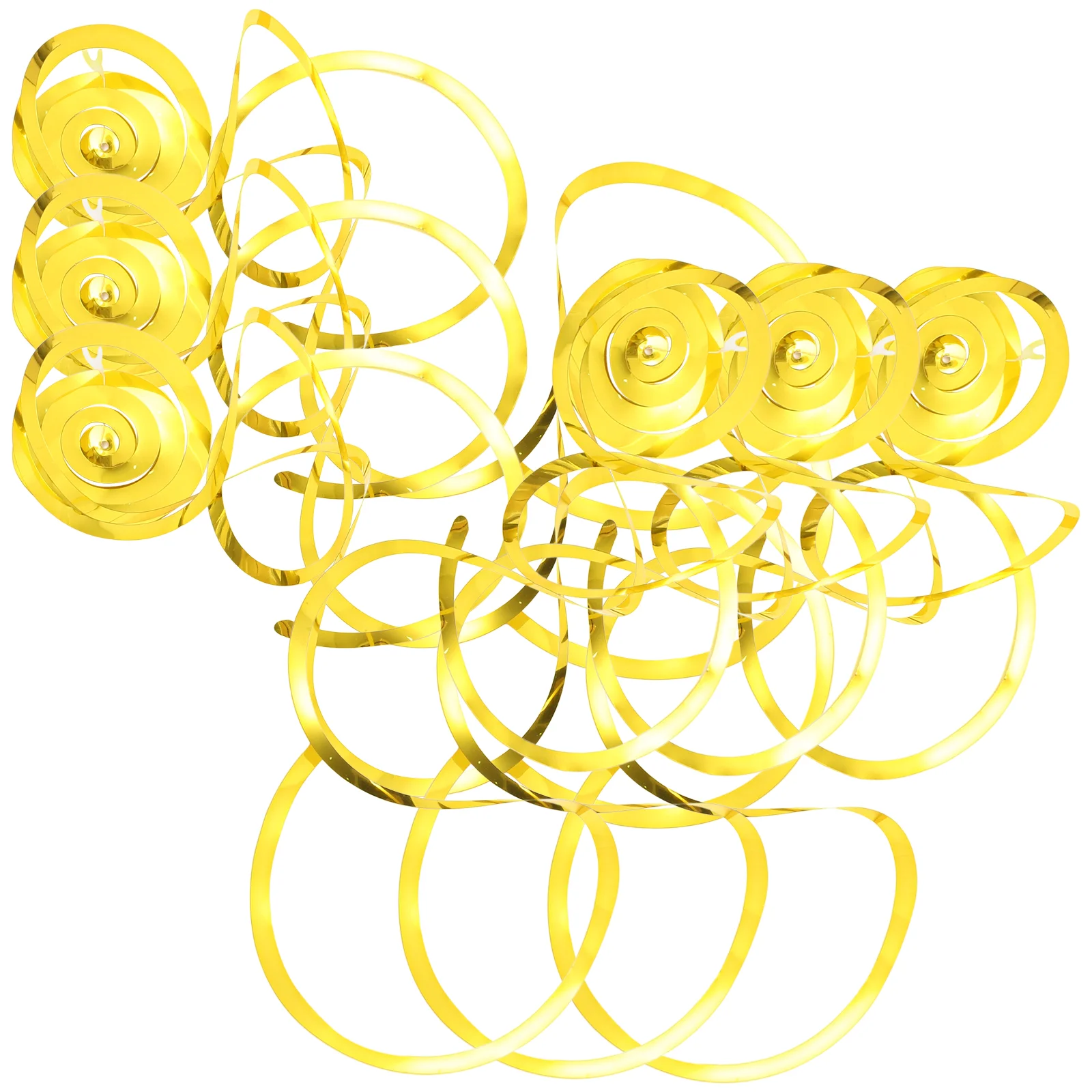 

Christmas Hanging Swirls Ornament Bathroom Decorations Wedding Party Spiral Garlands