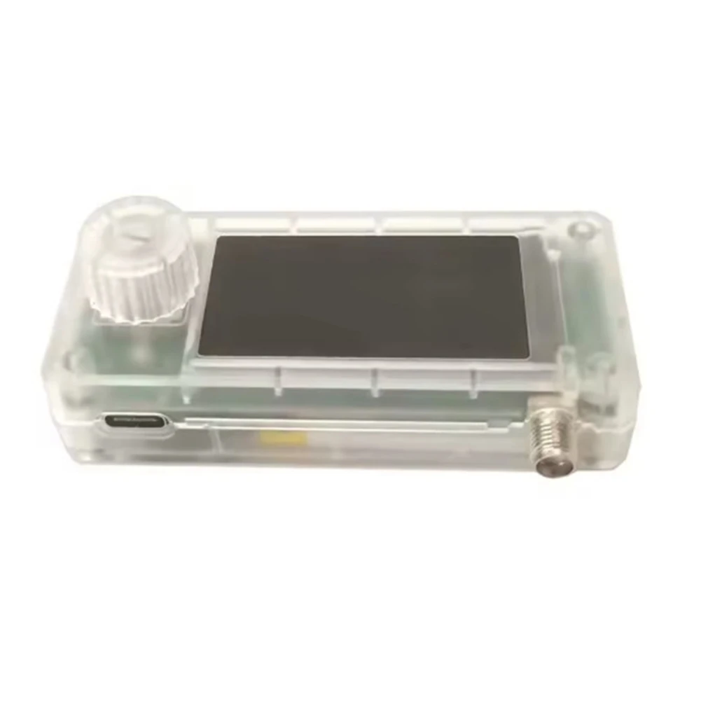 ABNR SI4732 미니 라디오(3D 브래킷 포함) 풀 밴드 LSB USB AM FM SW MW VHF 휴대용 포켓 라디오 투명 케이스