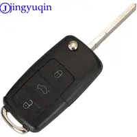 jingyuqin กุญแจรีโมทรถยนต์ 3 ปุ่ม 1K 0959753 N ID48 สําหรับ VW PASSAT b5 b6 Skoda แคดดี้กอล์ฟ JETTA โปโล 2