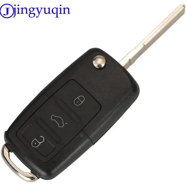 jingyuqin กุญแจรีโมทรถยนต์ 3 ปุ่ม 1K 0959753 N ID48 สําหรับ VW PASSAT b5 b6 Skoda แคดดี้กอล์ฟ JETTA โปโล 2