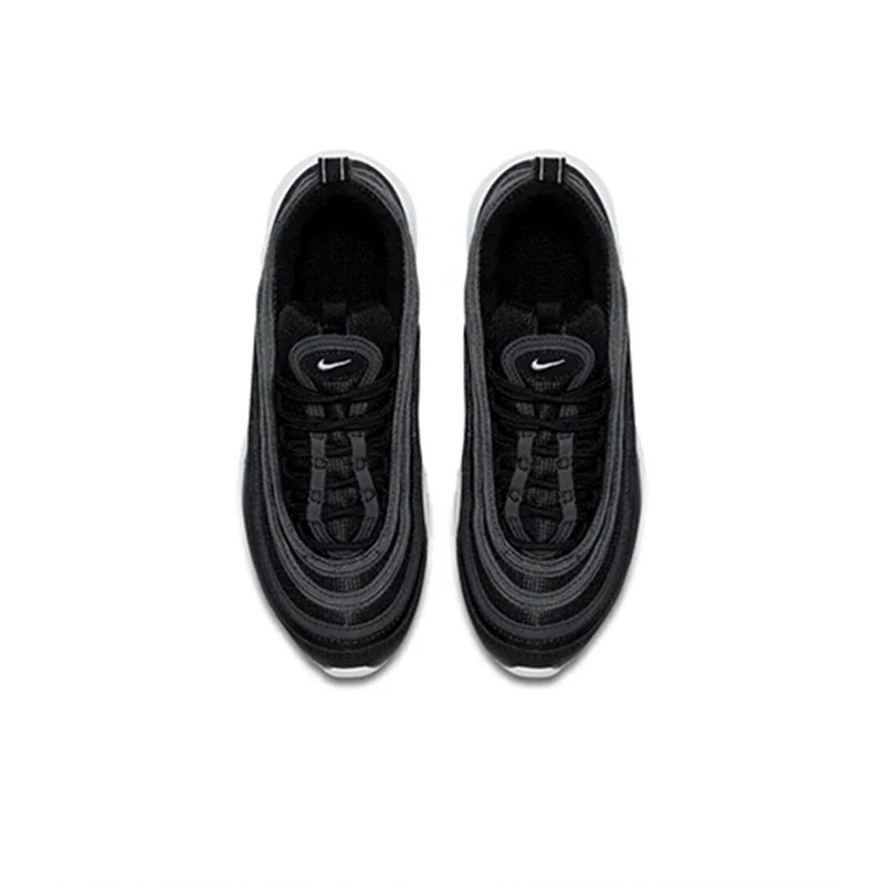 Nike-Air Max 97 chaussures de course pour hommes et femmes, baskets de sport, originales, respirantes, noires, blanches, unisexe
