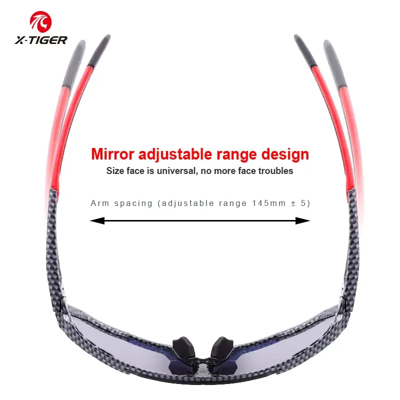 X-Tiger X-YJ-JPC-3 polariserede cykelbriller UV400 Photochromic Eyewear - Image 3
