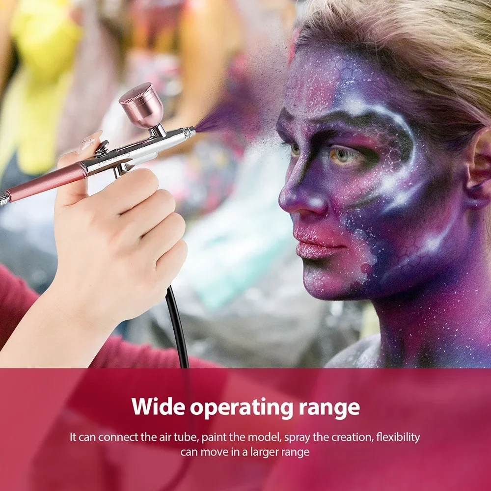 Portable Airbrush Kit With Air Tube Nail with Compressor For Painting Cake Decoration Sprayer Gun Portable Nail Art Air Brush