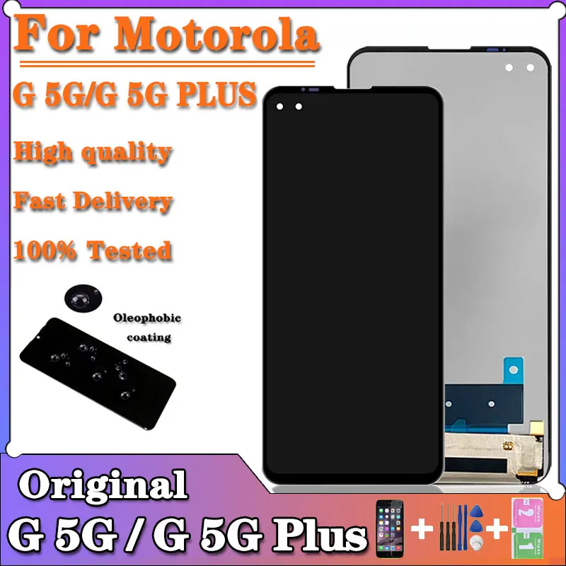 Per Motorola Moto G 5G Più G5Gplus Lcd Xt2075 Display A Xt2075-2 Touch Screen Digitizer Assembly Per Moto G 5G G5G Lcd Xt2113-3