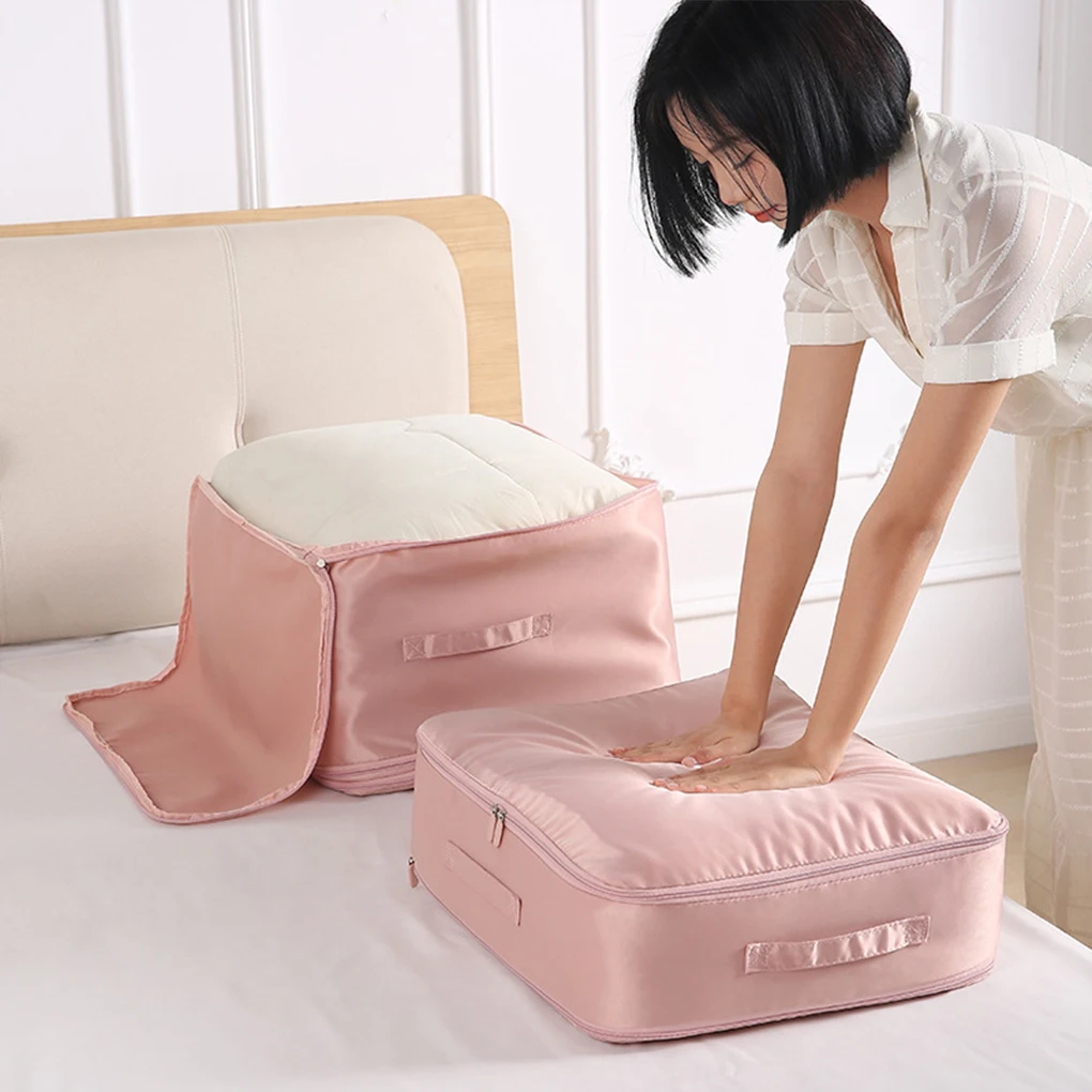 

Compression Duvet Storage Bag Storage Pouch Ultra Space Saving Self Compression Organizer Large Capacity Closet Organizer