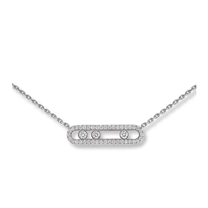 

Fashion France Designer Wedding Jewelry 925 Sterling Silver Move Necklace Luxury Women Bracelet Boutique Gift
