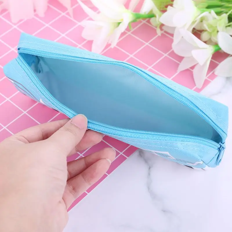 Music Notes Piano Keyboard Pencil for Case Large Capacity Pen Bags Stationery Office School Student Gifts