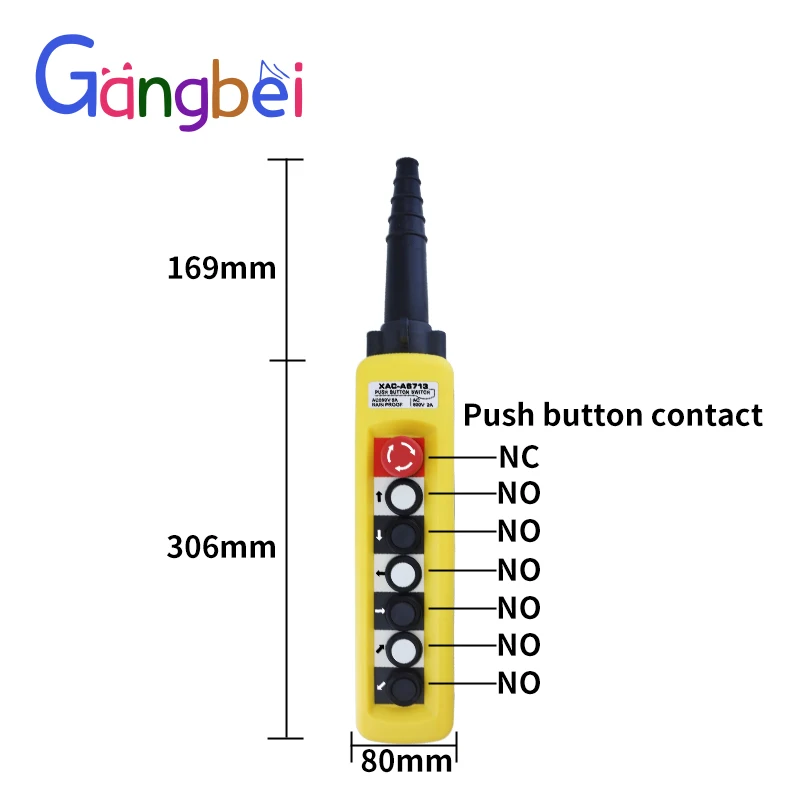 interruptor impermeavel do controle trafego botao 05