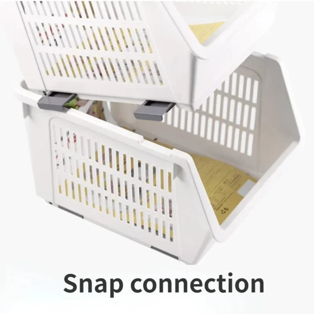Kitchen Supplies Fruit Storage Basket Basket for Pantry Plastic BinsforOrganizingFood,Kitchen,BathroomEssentials，Spice Jar