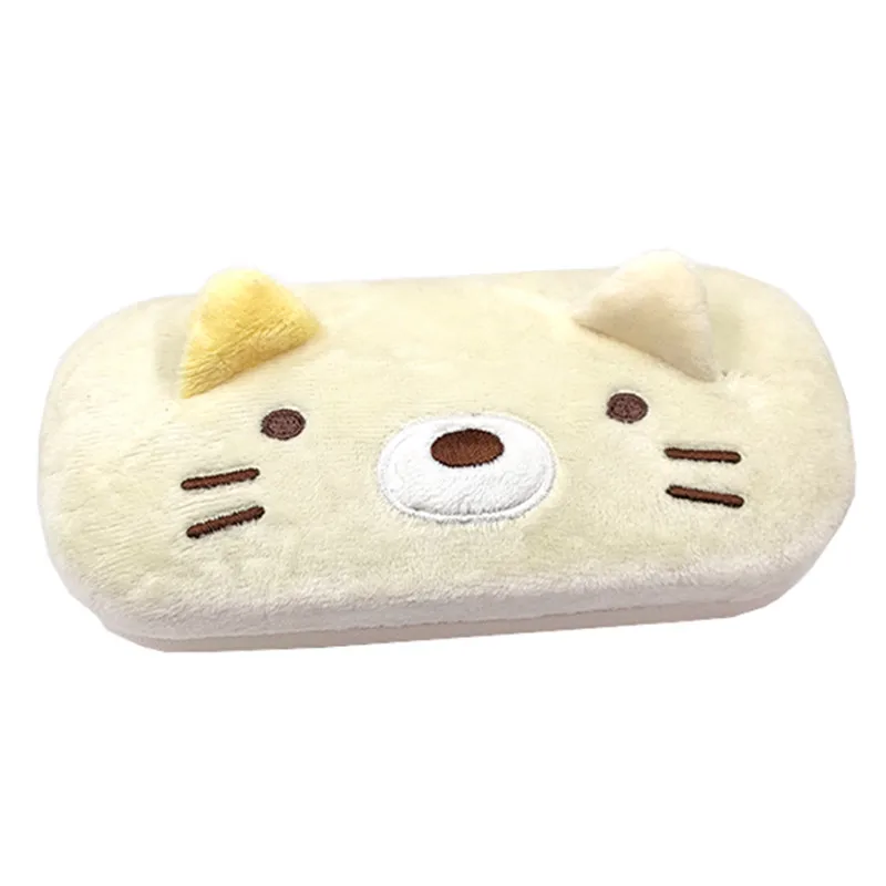 

Sumikko Gurashi, кошка, Плюшевые очки, женская коробка, милый органайзер для солнцезащитных очков, мультяшный аниме, очки для очков