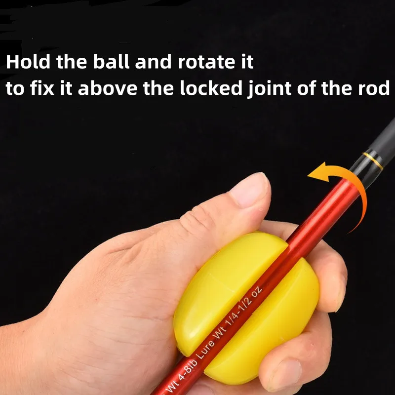 2Pcs Fishing Rod Fixed Ball Rod Pods Mini Protection Anti-Collision Retractor Holder Fishing Stopper Silicone Tackle fishing tools,fishing accessories,fishing tool,fishing tackle,fishing rod holder,fishing rod tip protector,fishing rod protector