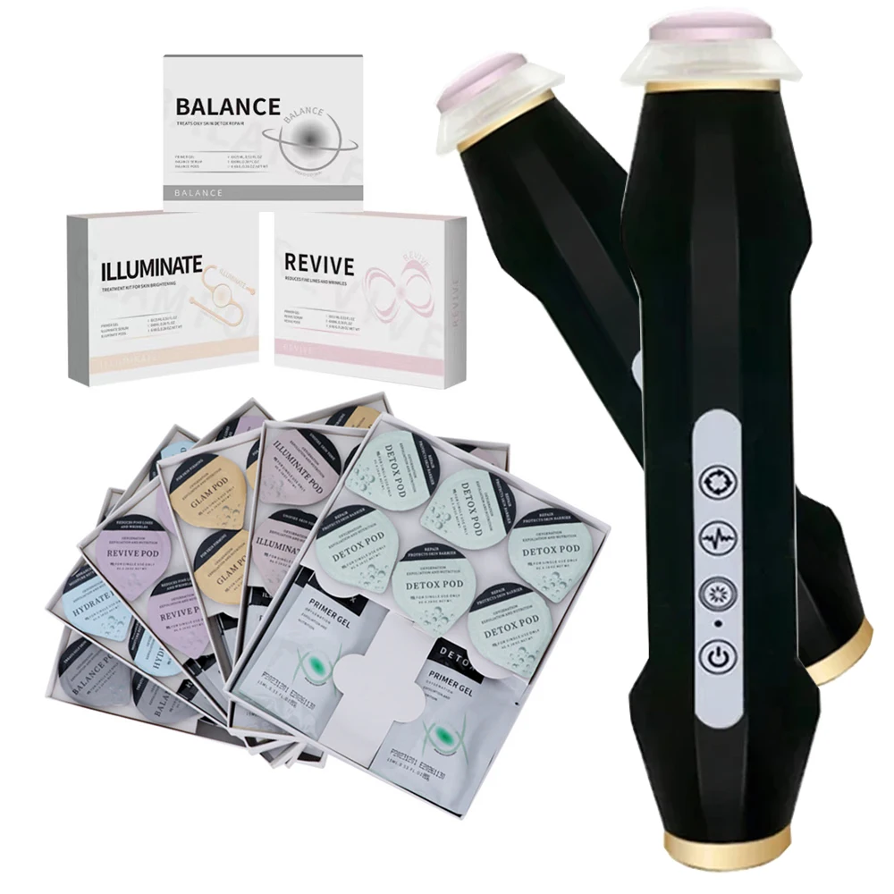 7 Types Oxygen Jet Spa Capsule Serum Gel Facial CO2 Oxygen Bubble Machine Facial Massage Exfoliate Rejuvenation Beauty Device