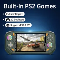 Console de jeu portable rétro RG52 Mini, lecteur de jeux portable, chipset RK3562, écran HD 5,5 pouces, compatible WiFi avec les jeux PSP 5