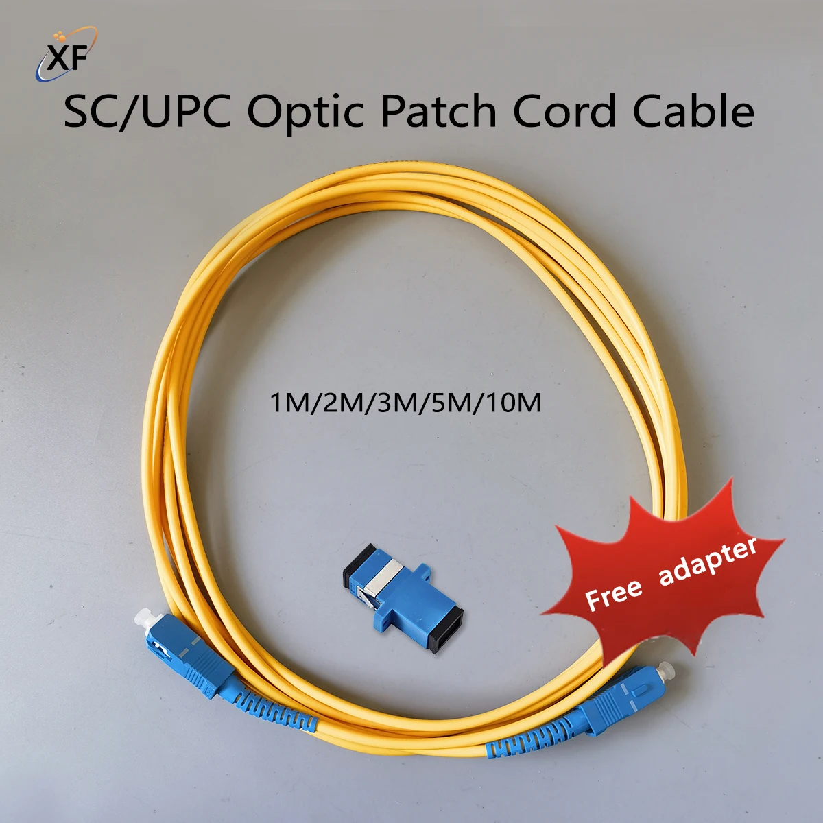 Special Offer SC/UPC-SC/UPC Fiber Optic Patch Cord 1M/2M/3M/5M/10M Extension Cable Indoor Use With Free SC Adapter