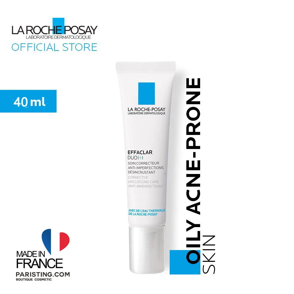 La Roche Posay Effaclar Duo Acne Treatment Cream Acne Spots Marks Repair  Oil Control Moisturizing Repair Face Care Serum 40ml