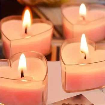 Heart-Shaped Scented Candle Set 1