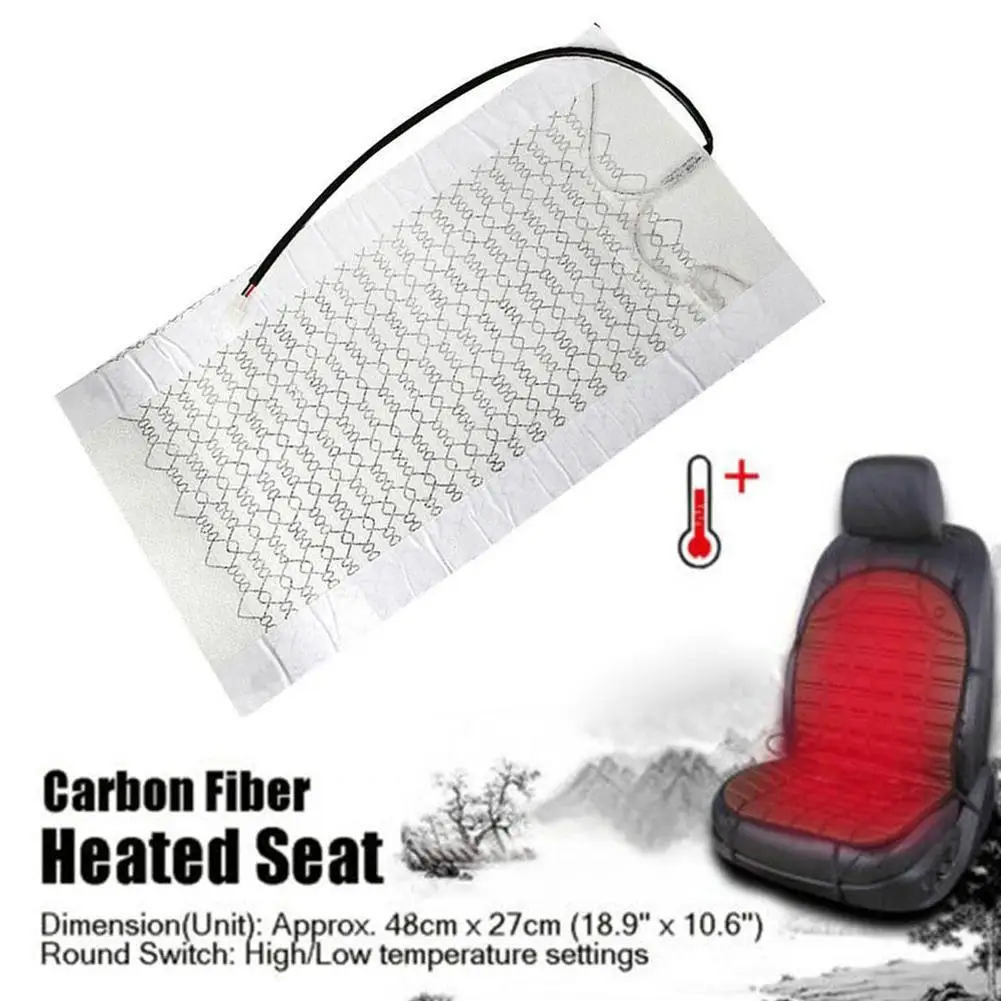 

Winter Car Heated Seat Covers Pad Fast Heating Seat Cushion Universal Cloth Thicken Car Charging Electric Heating Pad