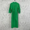 2025 new high-end luxury socialite temperament waist cinched chiffon dress 1