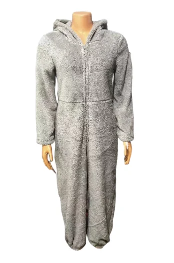 Pyjama Combinaison Arlis - Polaire Avec Capuche - Unisexe - Doux Et Chaud - 100% Polyester