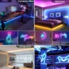 RGB Neon LED Strip Waterproof Flexible Ribbon Tape Neon Lights with App 44key Remote Control for Home Room Outdoor Decoration 6
